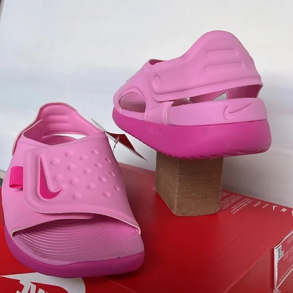 NIKE SUNRAY ADJUST 5 (GS/PS)
PSYCHIC PINK/LASER FUCHSIA Sandals - Picture 14 of 16